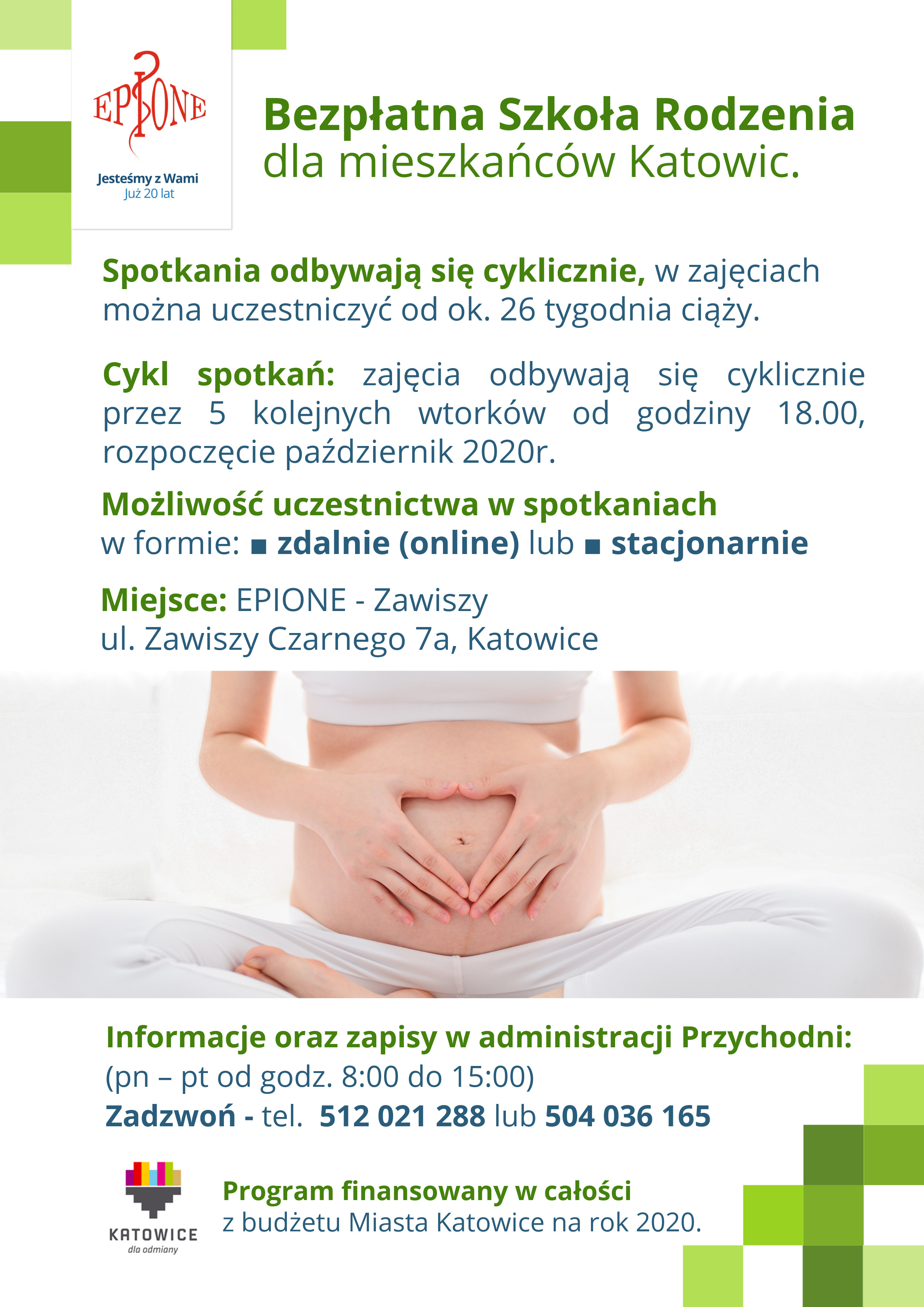 Bezpłatna Szkoła Rodzenia 2020 Katowice Śląsk