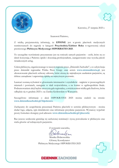 Plebiscyt Medyczny HIPOKRATES 2025