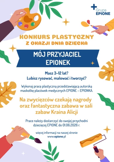 Konkurs Plastyczny dla dzieci „Mój przyjaciel EPIONEK”