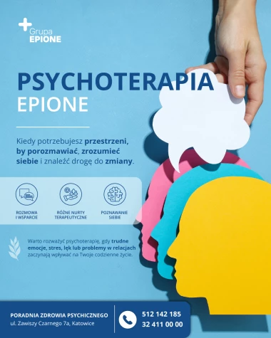 Psychoterapia w Poradni Zdrowia Psychicznego EPIONE